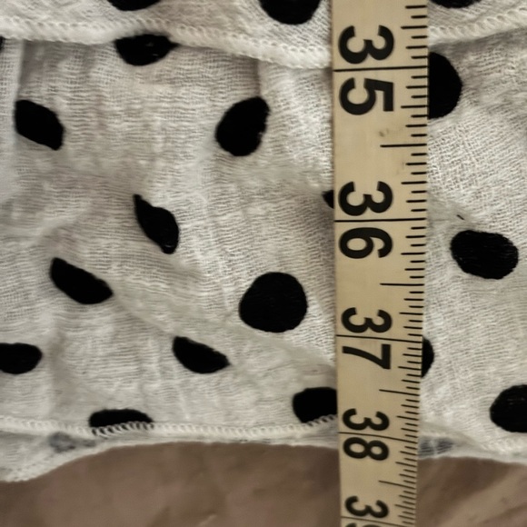 Papillon Blanc Black and White Polka Dot Midi Dress - Picture 12 of 16